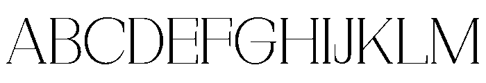 New Bight ExtLt SemExp Font UPPERCASE