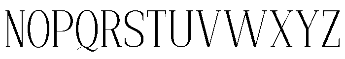 New Bight ExtLt SemiCond Font UPPERCASE