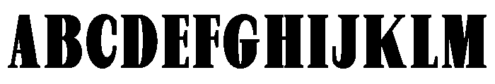 New Bight Extra Black Condensed Font UPPERCASE