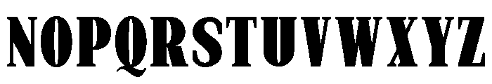 New Bight Extra Black Condensed Font UPPERCASE