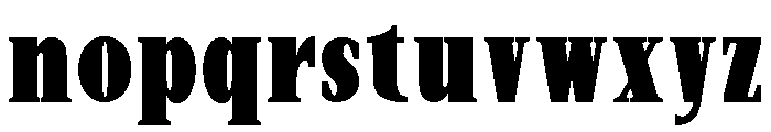 New Bight Extra Black Condensed Font LOWERCASE