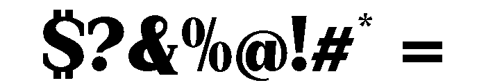 New Bight Extra Black Font OTHER CHARS