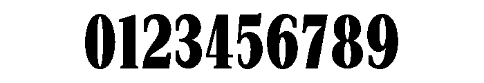 New Bight Extra Bold Condensed Font OTHER CHARS