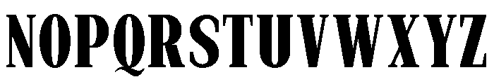 New Bight Extra Bold Condensed Font UPPERCASE