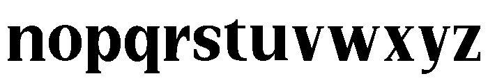 New Bight Extra Bold Font LOWERCASE
