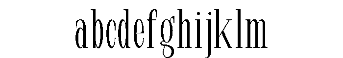 New Bight Extra Light Condensed FONT
