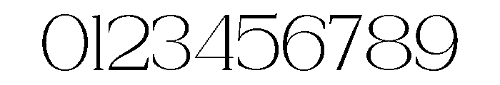 New Bight Extra Light Expanded Font OTHER CHARS