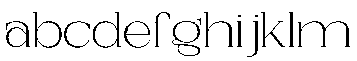 New Bight Extra Light Expanded FONT