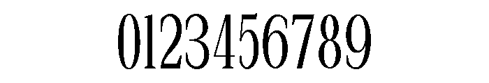 New Bight Light Condensed Font OTHER CHARS