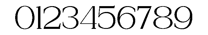 New Bight Light Expanded Font OTHER CHARS