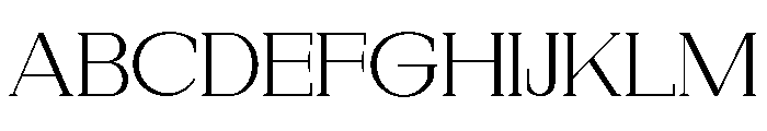 New Bight Light Expanded Font UPPERCASE