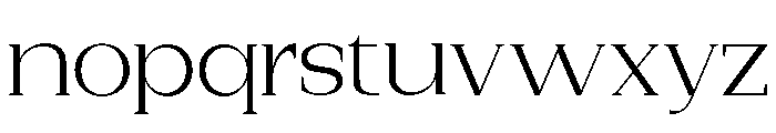 New Bight Light Expanded Font LOWERCASE