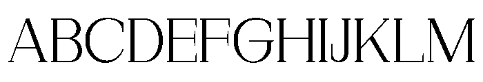 New Bight Light Semi Expanded Font UPPERCASE