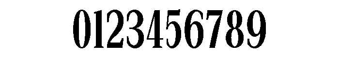 New Bight Medium Condensed Font OTHER CHARS