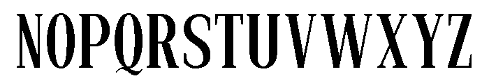 New Bight Medium Condensed Font UPPERCASE