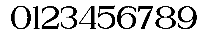 New Bight Medium Expanded Font OTHER CHARS