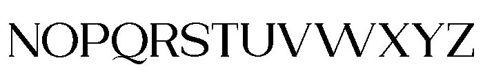 New Bight Medium Expanded Font UPPERCASE