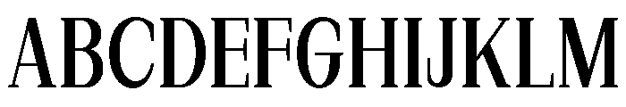 New Bight Medium Semi Condensed Font UPPERCASE