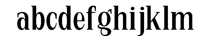 New Bight Medium Semi Condensed FONT