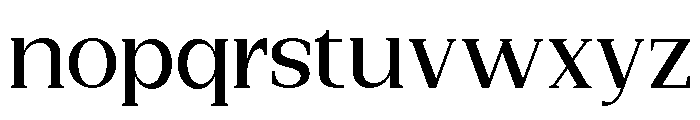 New Bight Medium Semi Expanded Font LOWERCASE
