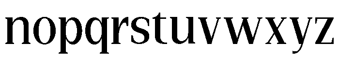 New Bight Medium Font LOWERCASE