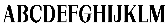 New Bight SemBd SemiCond Font UPPERCASE