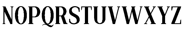 New Bight SemBd SemiCond Font UPPERCASE