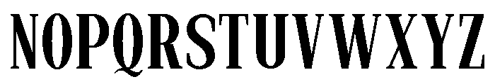 New Bight Semi Bold Condensed Font UPPERCASE