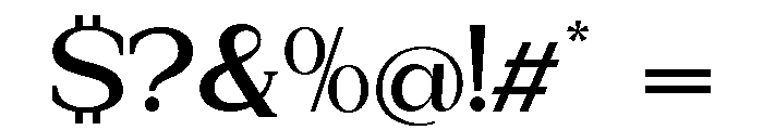 New Bight Semi Bold Expanded Font OTHER CHARS