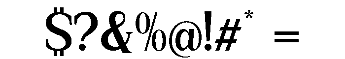 New Bight Semi Bold Font OTHER CHARS