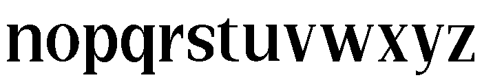 New Bight Semi Bold Font LOWERCASE