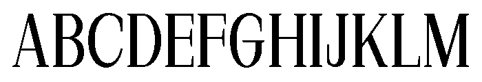 New Bight Semi Condensed Font UPPERCASE