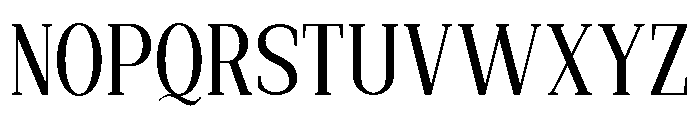 New Bight Semi Condensed Font UPPERCASE