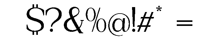 New Bight Semi Expanded Font OTHER CHARS