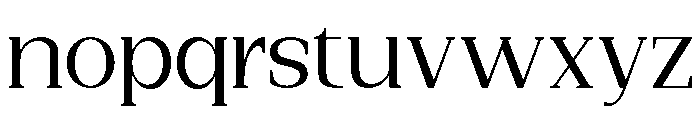 New Bight Semi Expanded Font LOWERCASE