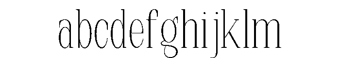 New Bight Thin Semi Condensed FONT