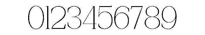 New Bight Thin Semi Expanded Font OTHER CHARS
