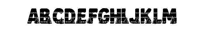 New Born Christmas 2 Font UPPERCASE