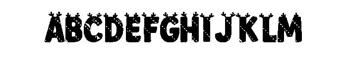 New Born Christmas 3 FONT