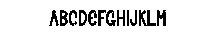 New Brush Font UPPERCASE