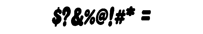 New Funky Display Font OTHER CHARS