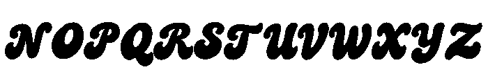 New Funky Display Font UPPERCASE