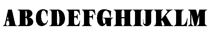 New Novaryn Black Condensed Font UPPERCASE