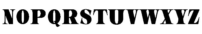 New Novaryn Black Condensed Font UPPERCASE