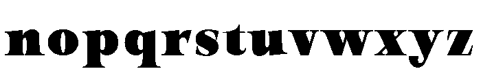 New Novaryn Black Condensed Font LOWERCASE