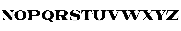New Novaryn Black Expanded Font UPPERCASE