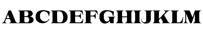 New Novaryn Black Semi Expanded Font UPPERCASE