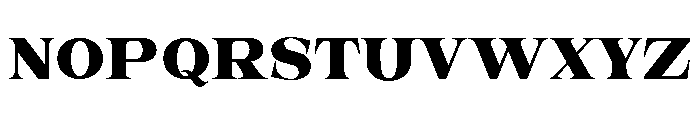 New Novaryn Black Semi Expanded Font UPPERCASE