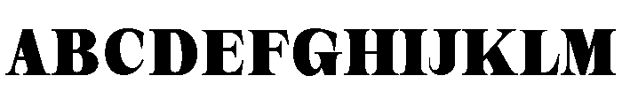 New Novaryn Black SemiCond Font UPPERCASE