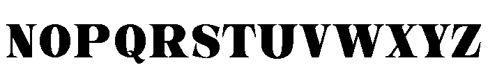 New Novaryn Black SemiCond Font UPPERCASE
